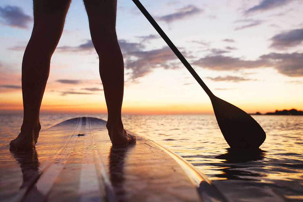 SUP Stand up paddle boarding in Sri Lanka in Divinguru Beach Resort